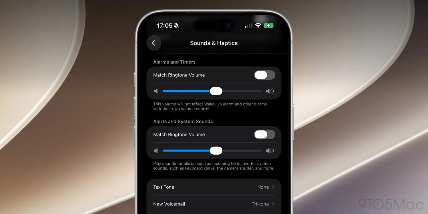 iOS 27 traz volumes independentes para alarmes, toques e sons do sistema